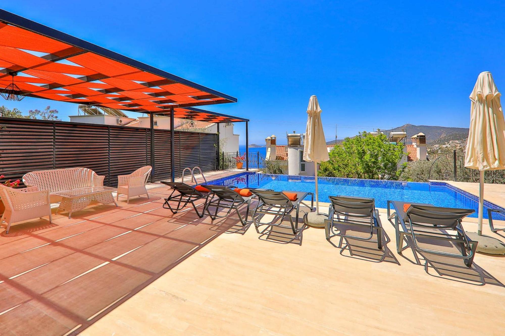 Villa Celik Калкан Экстерьер фото