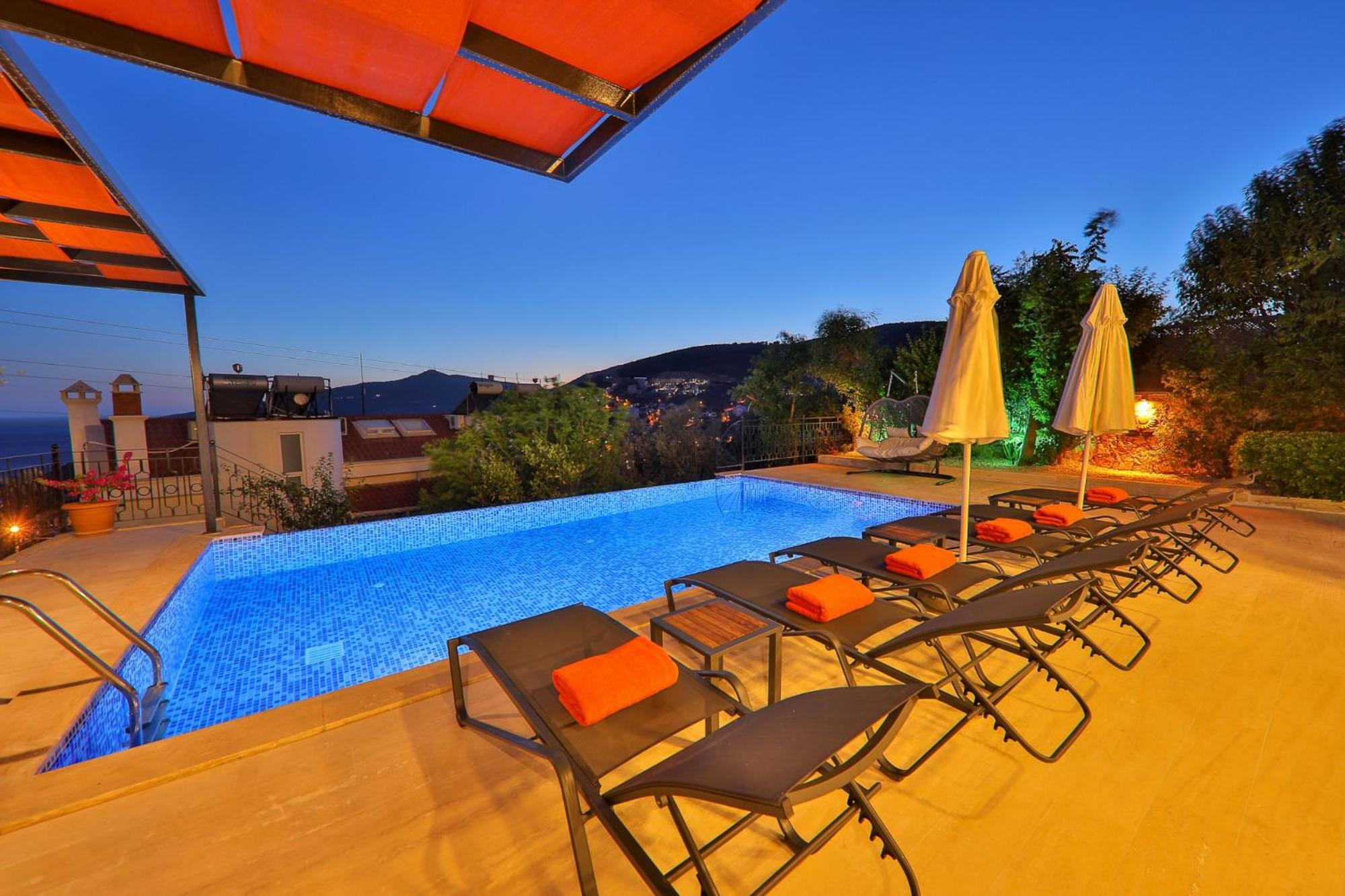 Villa Celik Калкан Экстерьер фото